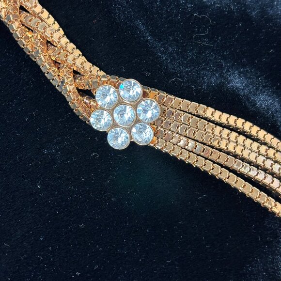 Sophia Gold Metal Jewel Vintage Belt NWT NOS - Picture 7 of 15